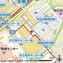 武田塾　光明池校周辺の地図