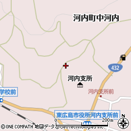 広島県東広島市河内町中河内1150周辺の地図