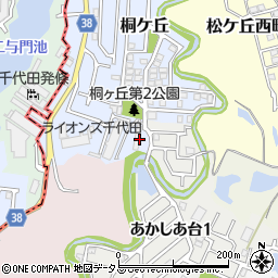 大阪府河内長野市自由ケ丘2周辺の地図