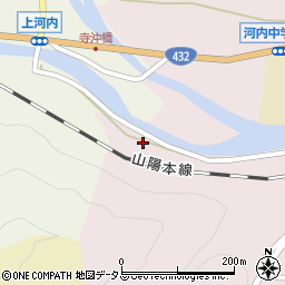 広島県東広島市河内町中河内8周辺の地図