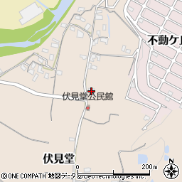 大阪府富田林市伏見堂460-3周辺の地図