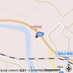 広島県東広島市河内町中河内977周辺の地図