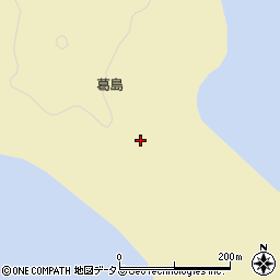 葛島周辺の地図
