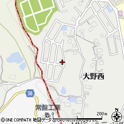 大阪府大阪狭山市大野西844-60周辺の地図
