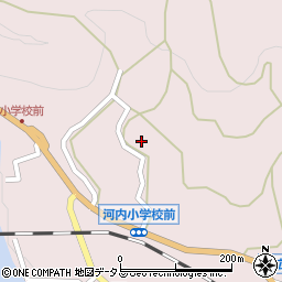 広島県東広島市河内町中河内1039-1周辺の地図