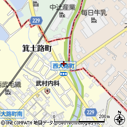 大井商店周辺の地図