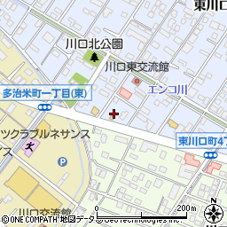モスバーガー福山川口店周辺の地図
