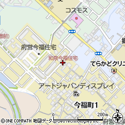 和泉今福住宅周辺の地図