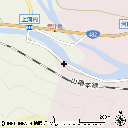 広島県東広島市河内町中河内4周辺の地図