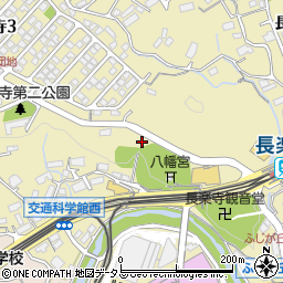 広島県広島市安佐南区長楽寺周辺の地図