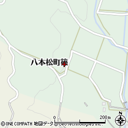 広島県東広島市八本松町篠689-3周辺の地図