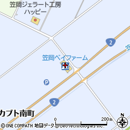 道の駅笠岡ベイファーム周辺の地図
