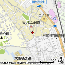松ヶ丘老人常設集会所周辺の地図