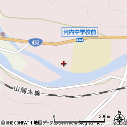 広島県東広島市河内町中河内1793周辺の地図