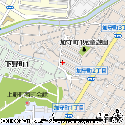 加守団地駐車場【5号棟】(0085)周辺の地図
