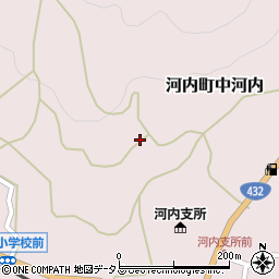 広島県東広島市河内町中河内1088周辺の地図