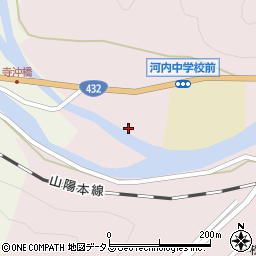広島県東広島市河内町中河内1795周辺の地図