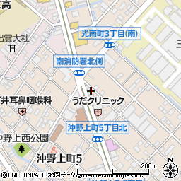 さくらんぼ薬局　沖野上店周辺の地図