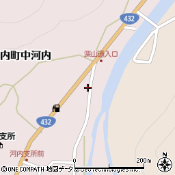 広島県東広島市河内町中河内1409周辺の地図