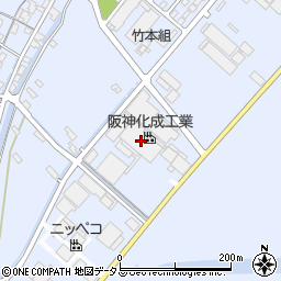 阪神化成工業周辺の地図