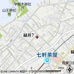 大本広島本苑周辺の地図