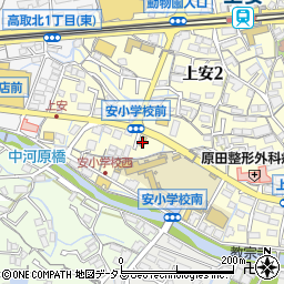 丸亀製麺 広島上安店周辺の地図