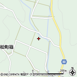 広島県東広島市八本松町篠392周辺の地図