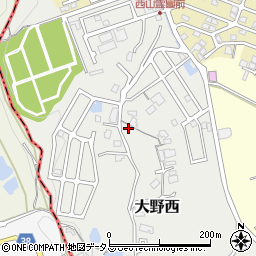 大阪府大阪狭山市大野西1258-1周辺の地図