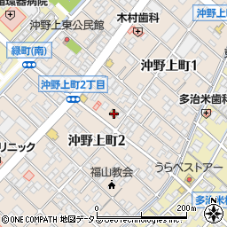 セブンイレブン福山沖野上２丁目店周辺の地図