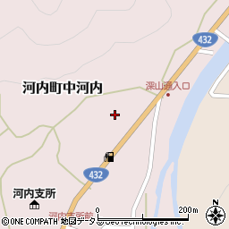 広島県東広島市河内町中河内1406周辺の地図