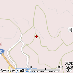 広島県東広島市河内町中河内1632周辺の地図