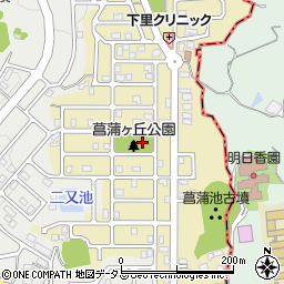 菖蒲ヶ丘児童公園周辺の地図