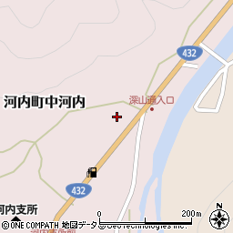 広島県東広島市河内町中河内1414周辺の地図