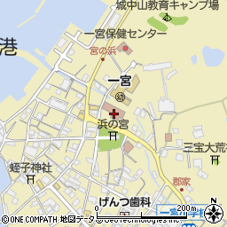 淡路市一宮事務所周辺の地図