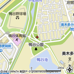 大阪府堺市南区鴨谷台1丁2周辺の地図