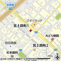 ガスト岸和田東店周辺の地図