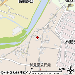 大阪府富田林市伏見堂206-4周辺の地図