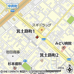 ガスト岸和田東店周辺の地図