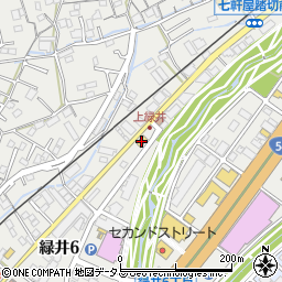 セブンイレブン広島緑井６丁目店周辺の地図