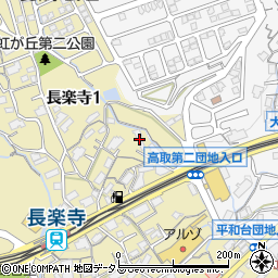 長楽寺マンション２号館周辺の地図