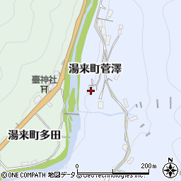 広島県広島市佐伯区湯来町大字菅澤327-1周辺の地図