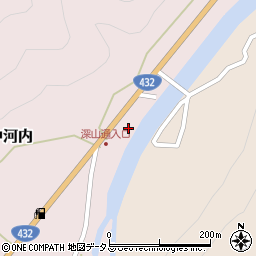 広島県東広島市河内町中河内1462周辺の地図