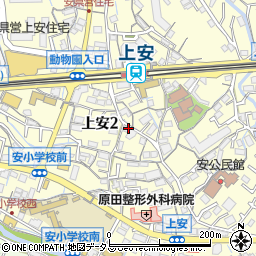 田野原商店周辺の地図