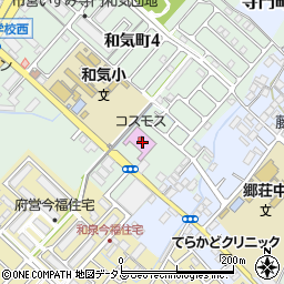 和泉キングボール周辺の地図
