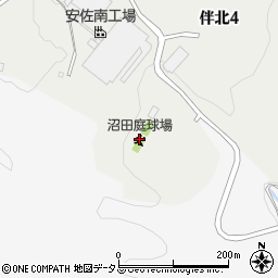 広島市沼田庭球場周辺の地図