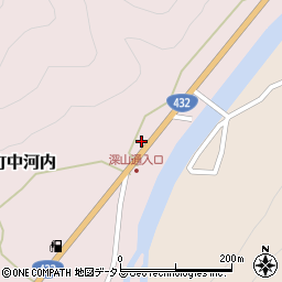 広島県東広島市河内町中河内1461周辺の地図