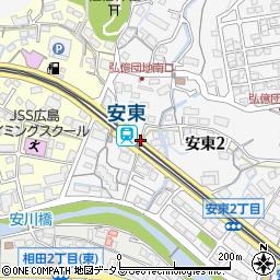 安東駅（東）周辺の地図