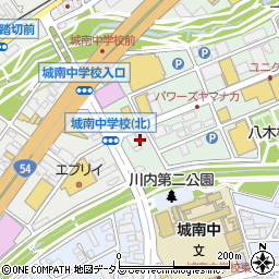 田中学習会　八木校周辺の地図