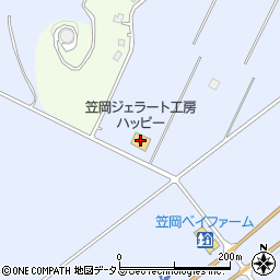 笠岡ジェラート工房ハッピー周辺の地図