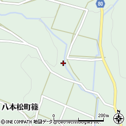 広島県東広島市八本松町篠387周辺の地図